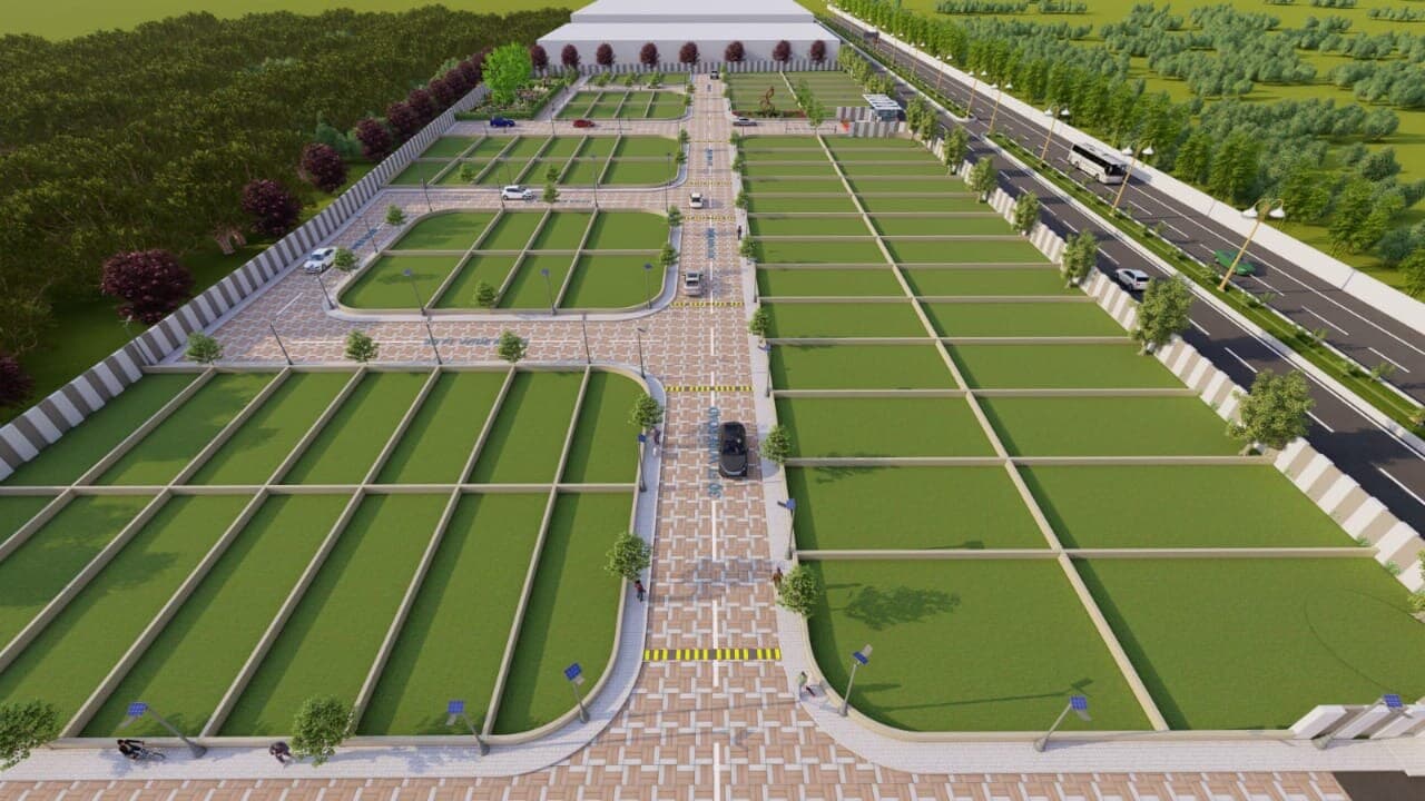 Concept render — plotted layout